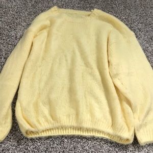 Yellow sweater